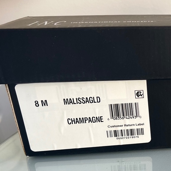 INC Malissa Champagne size 8M sandals - Picture 4 of 4